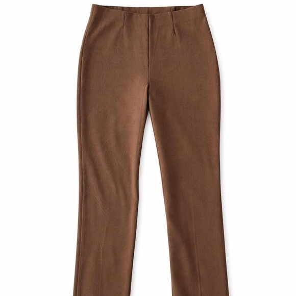 peruzzi Pants - Brown Italian straight-leg trousers by Peruzzi. Made in Italy.